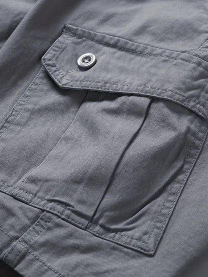 Mauro - Pantaloni Scurți Eleganți Cu Buzunare Multipl