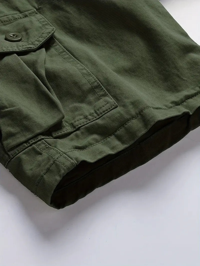 Mauro - Pantaloni Scurți Eleganți Cu Buzunare Multipl