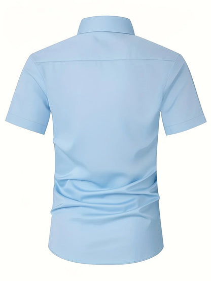 Ezra - Cămașă Elegantă Croială Slim Cu Nasturi