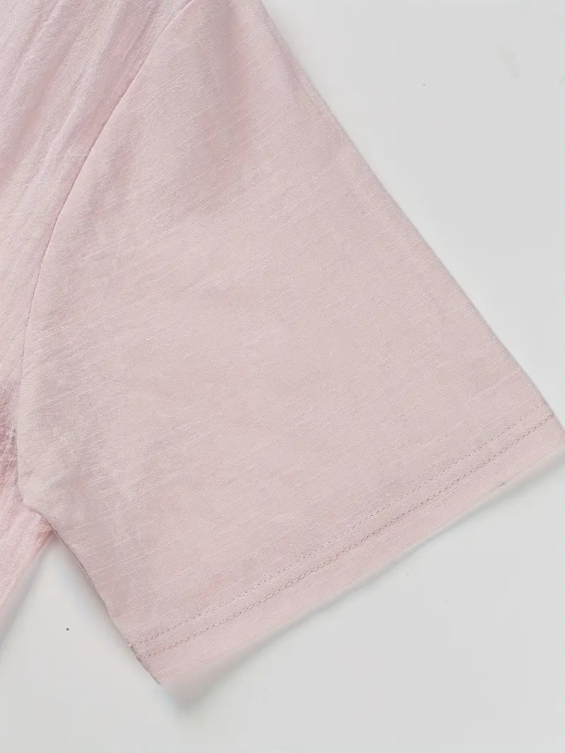 Vaughn - Cămașă Elegantă Cu Mâneci Scurte