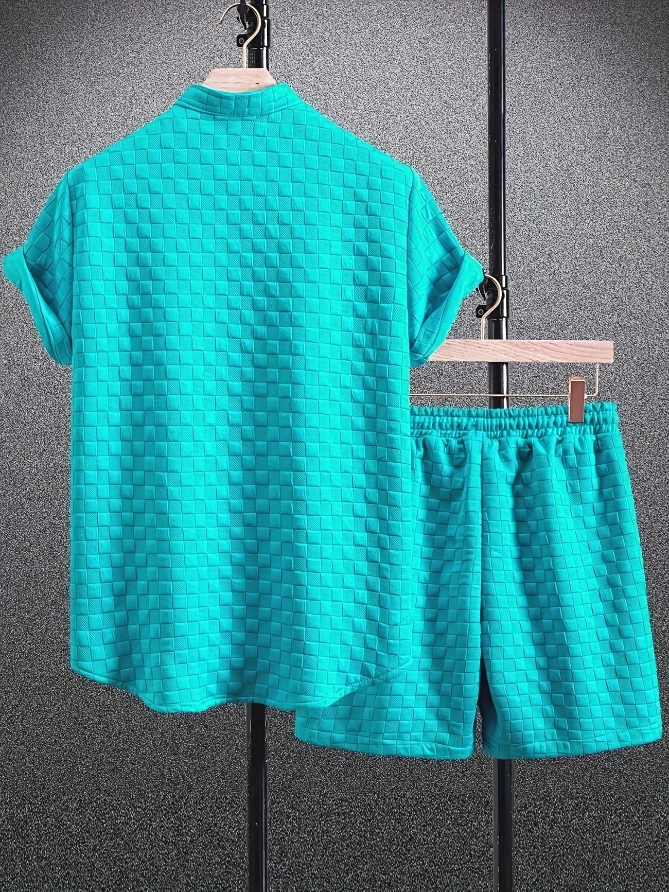 Zane - Set Casual De vară Cu Cămașă Cu Mâneci Scurte și Pantaloni Scurți