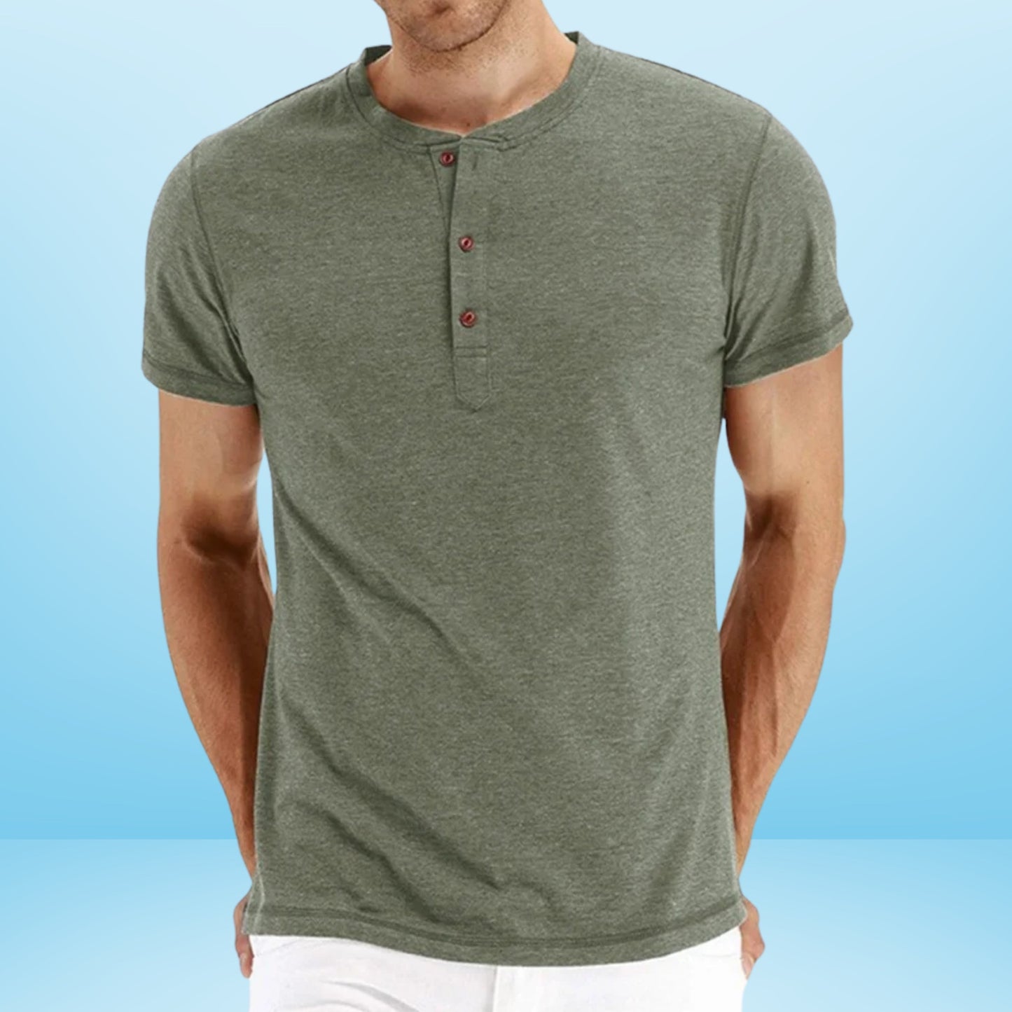 Bilgert - Tricou Elegant Cu Guler Rotund