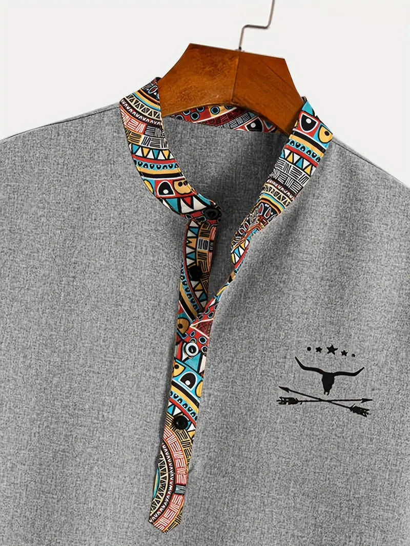 Murat - Cămașă Elegantă Cu Mâneci Scurte