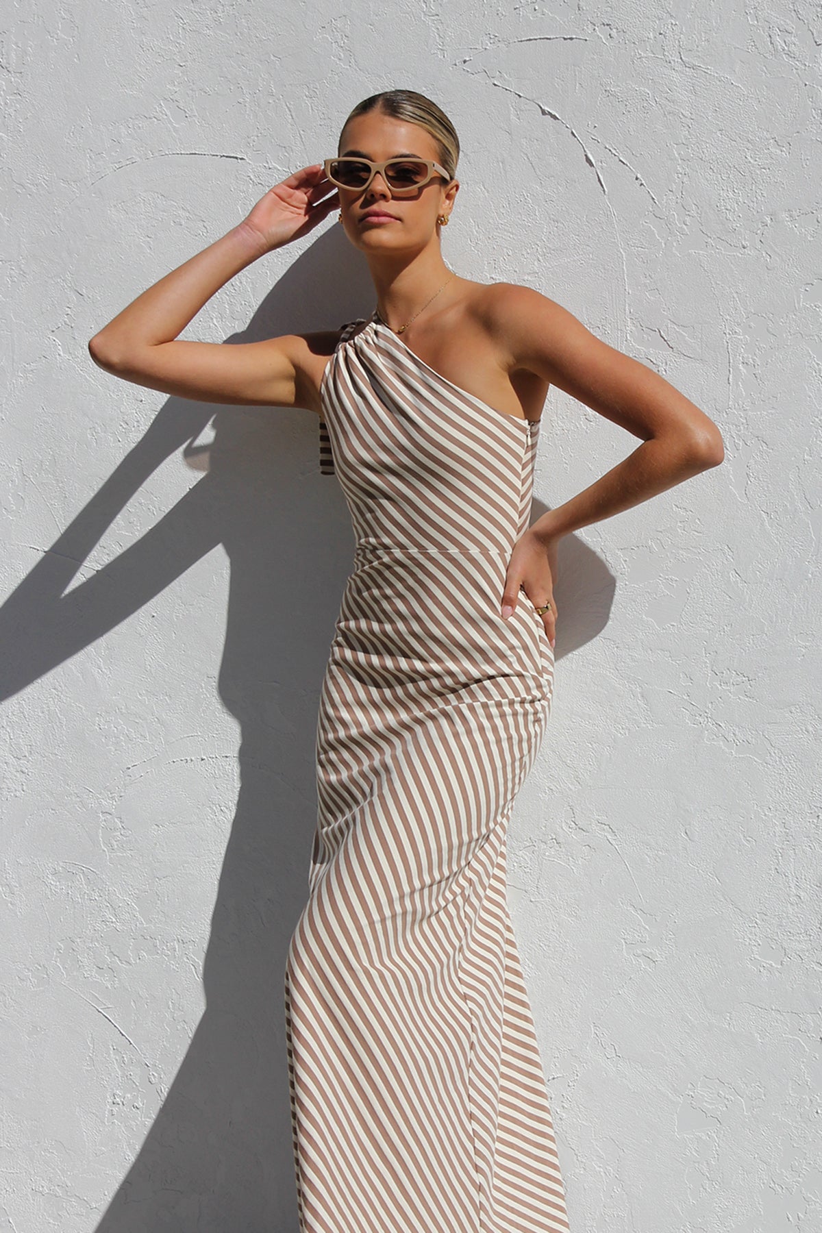 Rocia™ | Rochie de vară în dungi cu accent elegant