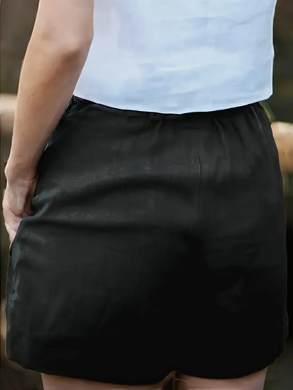 Niamh - Pantaloni Scurți Casual De Vară Cu Buzunar