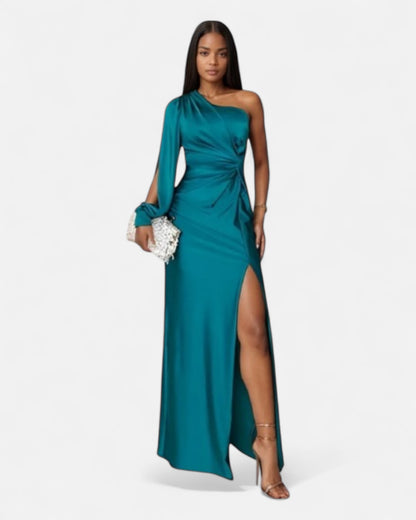 Venus™ | Rochie cu un umăr și drapaj