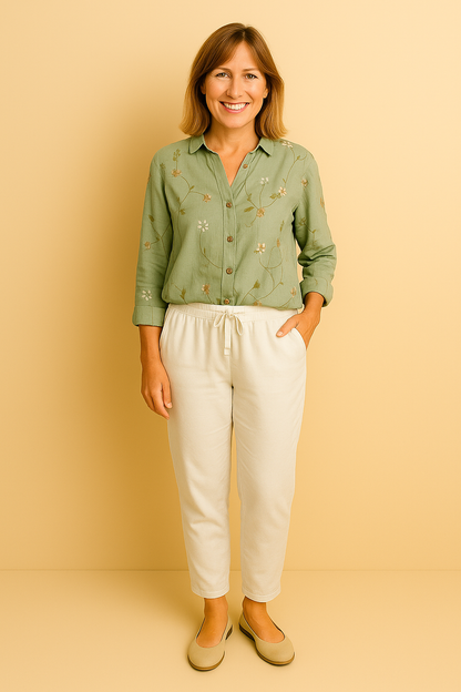 Avril | Bluză elegantă cu imprimeuri amuzante