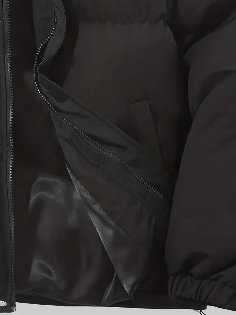 Anna - Jachetă de iarnă cu căptușeală și glugă