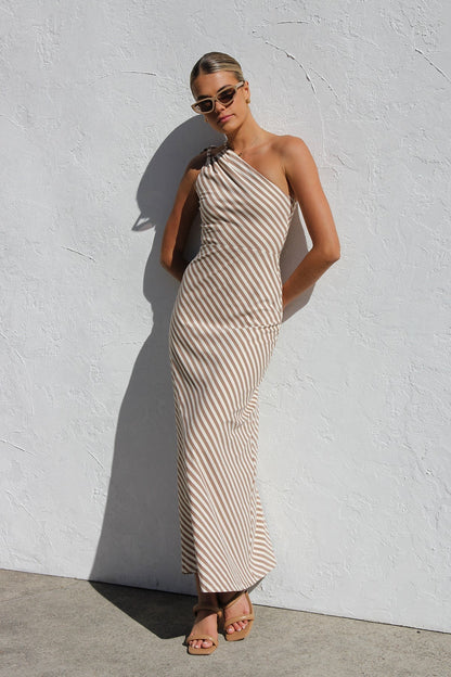 Rocia™ | Rochie de vară în dungi cu accent elegant