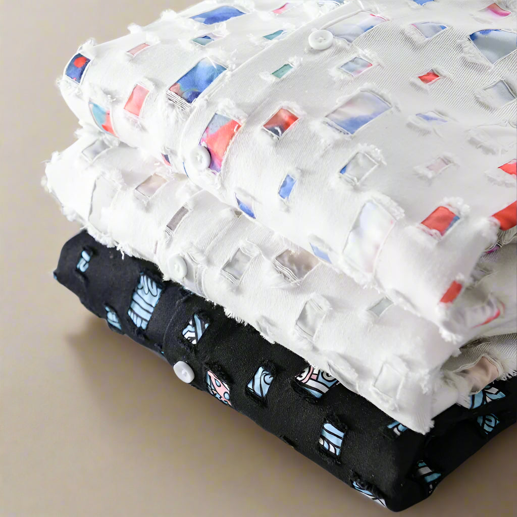 Nazirah - Cămașă Elegantă Cu Mozaic