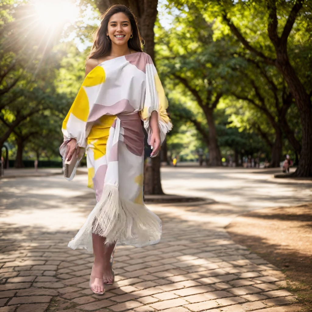 Talia™ | Rochie satinat cu volane