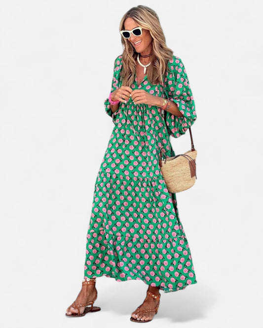 Sylvie - Rochie lungă în stil boho