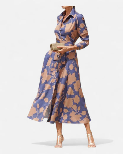 Floriza - Rochie Clasică în Stil Camasa