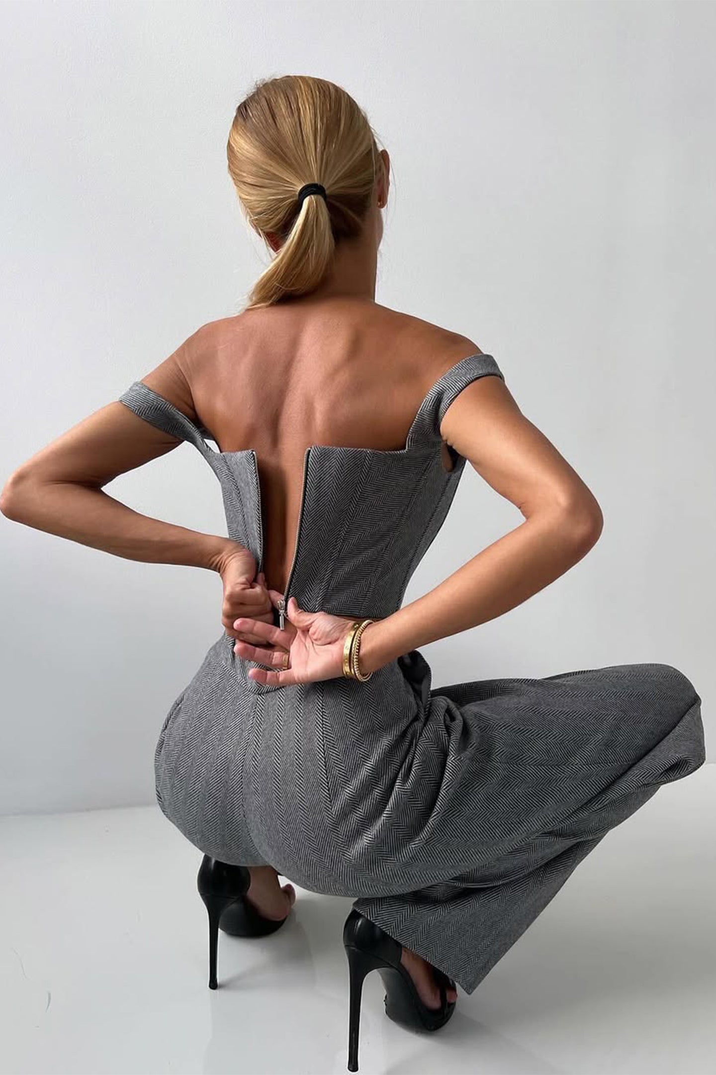 Dolce™ | Set elegant din 3 piese cu sacou dublu