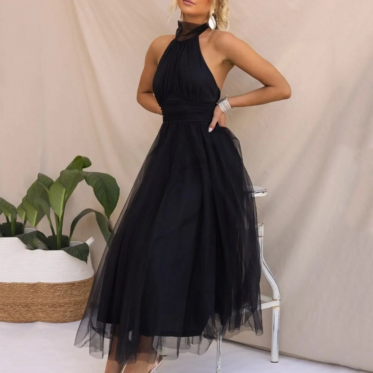 Coraline - Rochie Elegantă Fără Mâneci