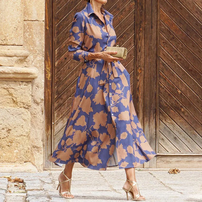 Floriza - Rochie Clasică în Stil Camasa