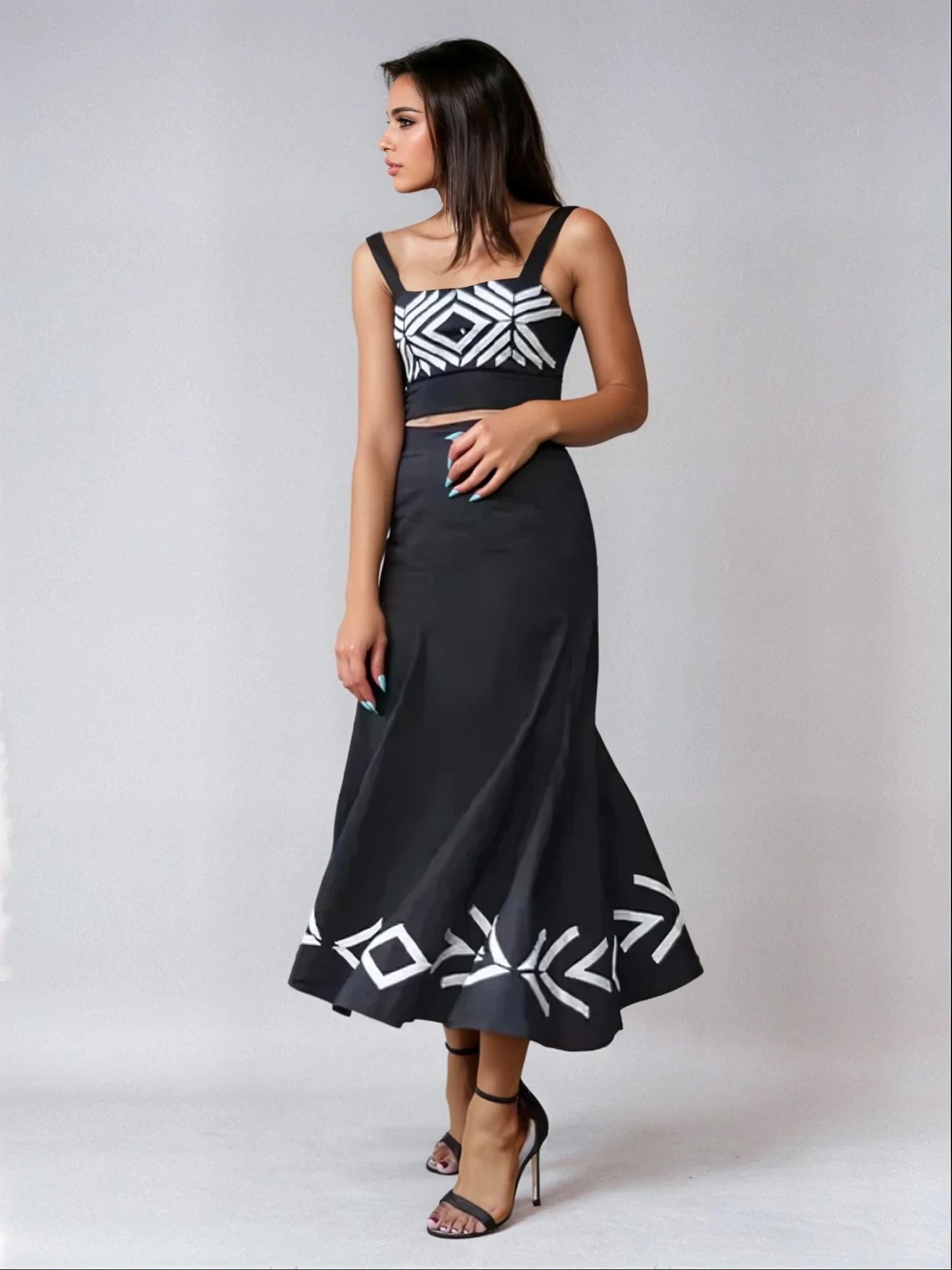 Cristeta - Compleu Fustă și Top