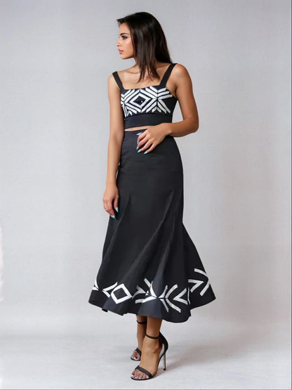 Cristeta - Compleu Fustă și Top