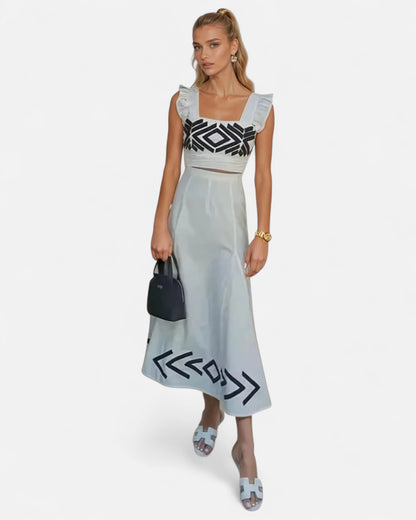 Cristeta - Compleu Fustă și Top