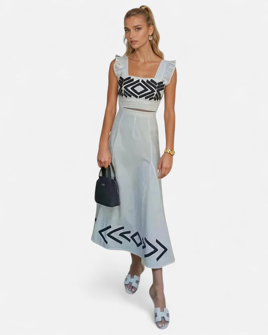 Cristeta - Compleu Fustă și Top