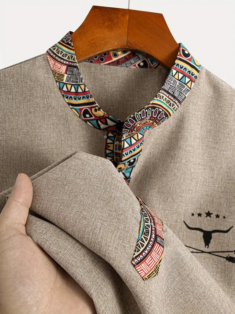 Murat - Cămașă Elegantă Cu Mâneci Scurte