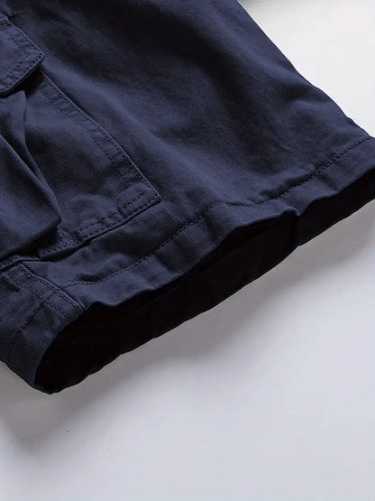 Mauro - Pantaloni Scurți Eleganți Cu Buzunare Multipl