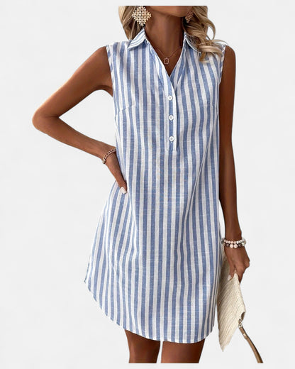 Aureliana - Rochie Camasa Cu Dungi