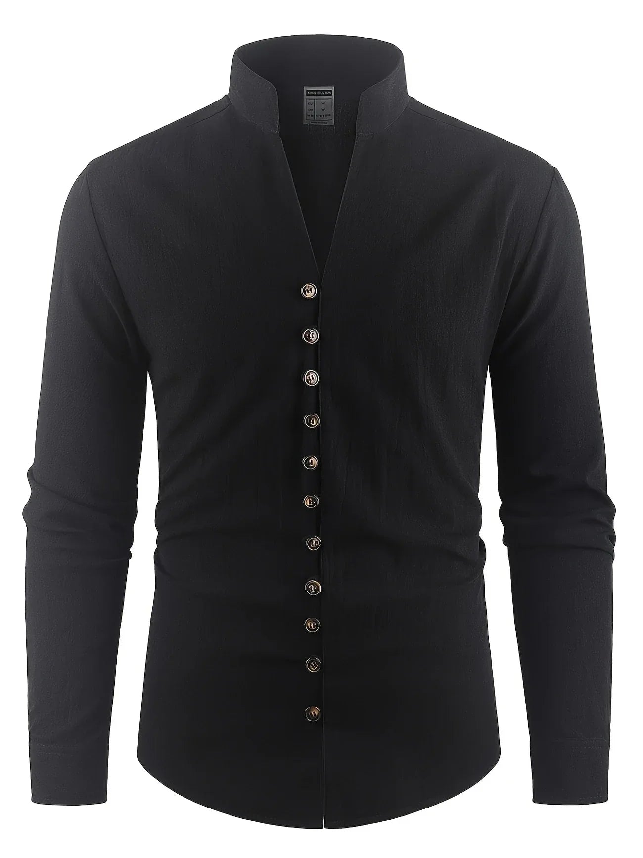 Shayne - Bumbac Ușor și Lenjerie Mâneci lungi Cămașă