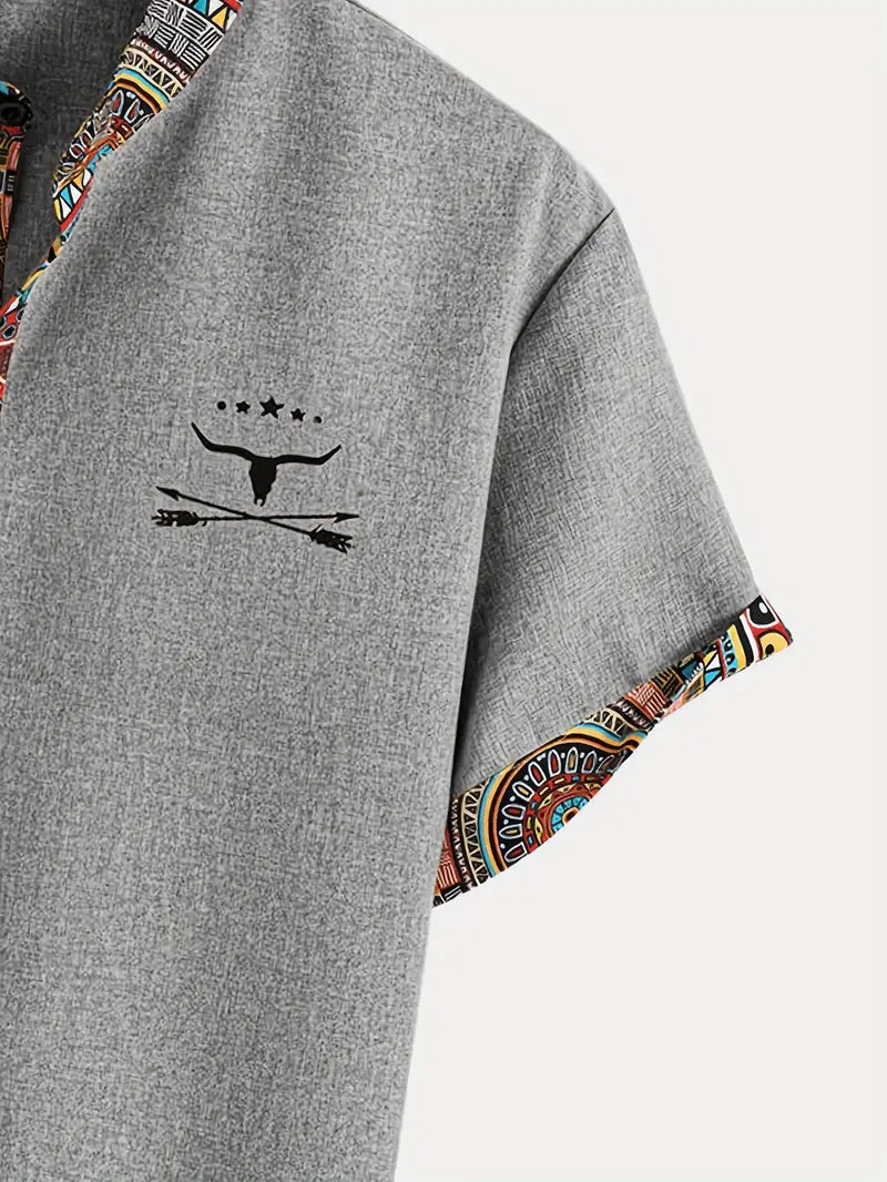 Murat - Cămașă Elegantă Cu Mâneci Scurte