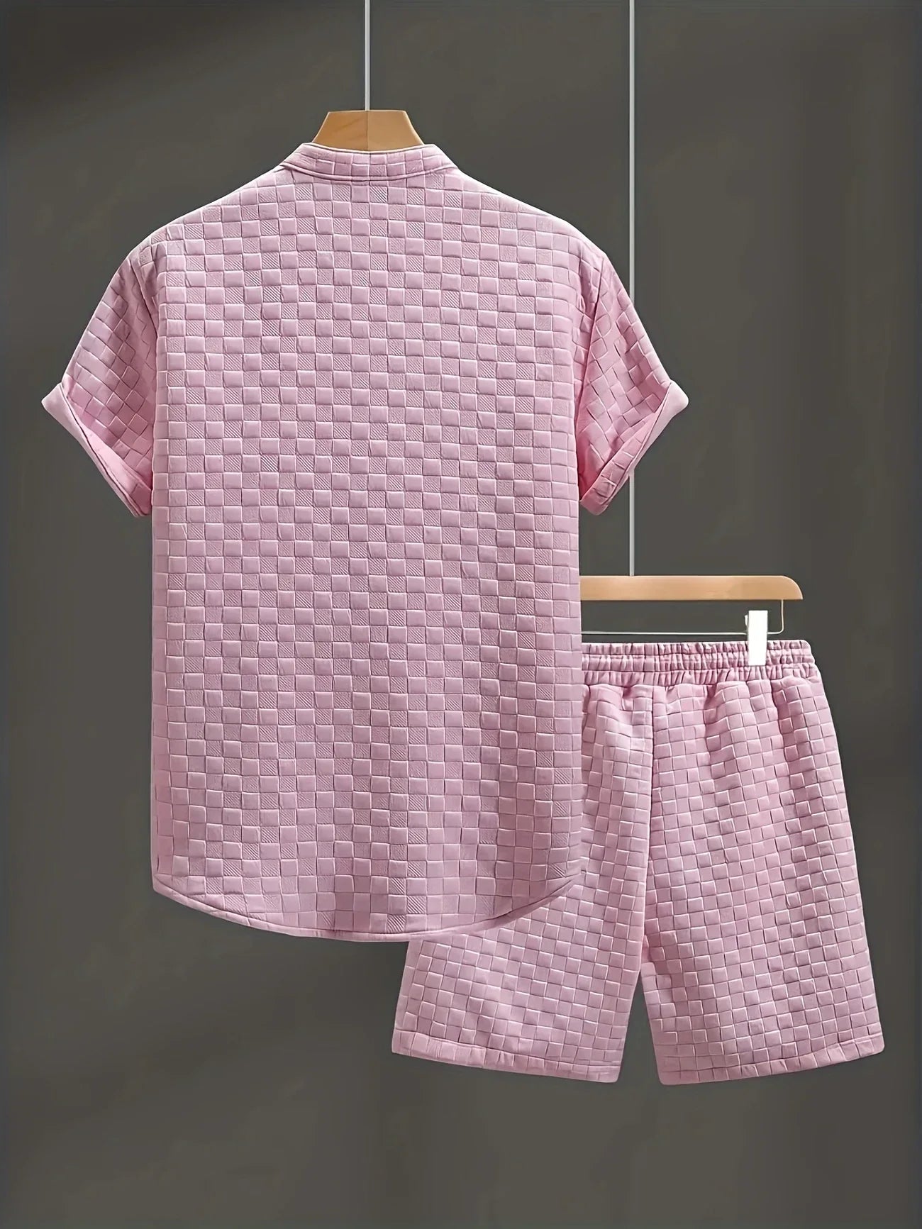 Zane - Set Casual De vară Cu Cămașă Cu Mâneci Scurte și Pantaloni Scurți