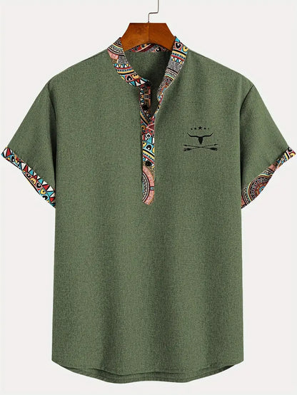 Murat - Cămașă Elegantă Cu Mâneci Scurte