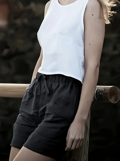 Niamh - Pantaloni Scurți Casual De Vară Cu Buzunar