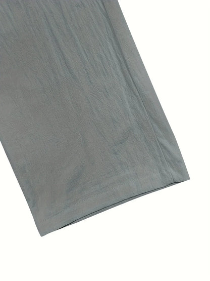 Beslan - Pantaloni Eleganți Cu Croi Drept Si Nasturi Aurii