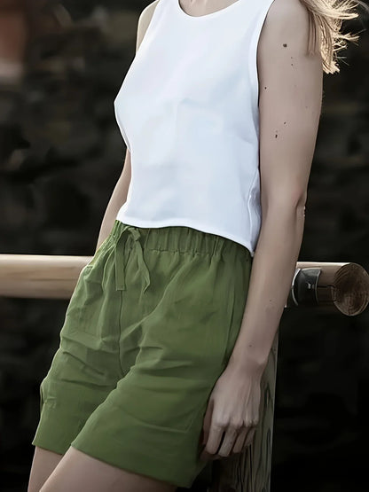 Niamh - Pantaloni Scurți Casual De Vară Cu Buzunar