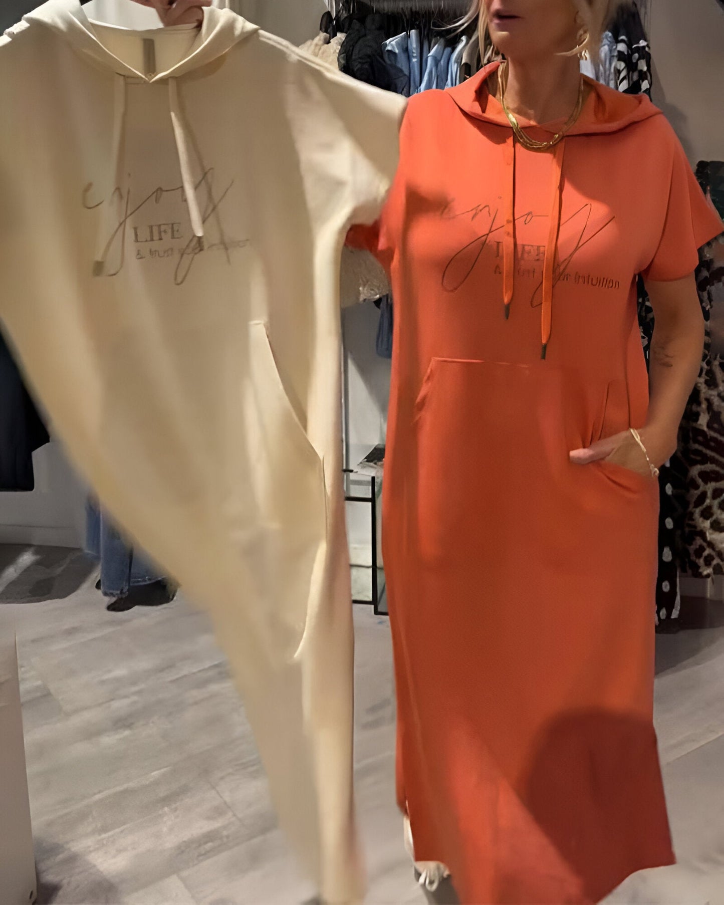 Larisa™ - Rochie Hanorac Casual