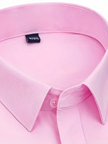 Ezra - Cămașă Elegantă Croială Slim Cu Nasturi