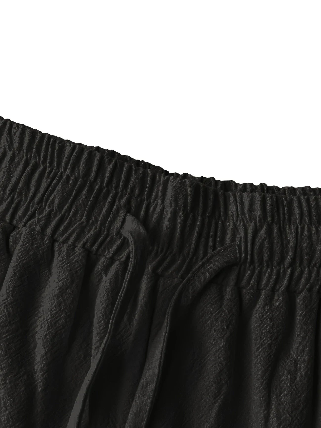 Callan - Pantaloni Scurți Casual Din In Cu Buzunar