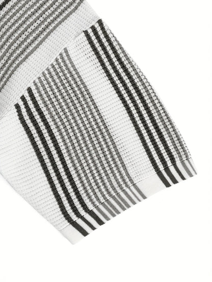 Avram - Cămașă Casual Cu Dungi Si Nasturi