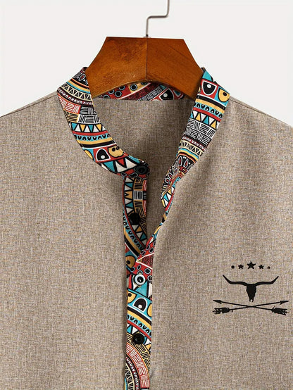 Murat - Cămașă Elegantă Cu Mâneci Scurte