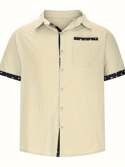 Julio - Cămașă Elegantă Cu Mânecă Scurtă