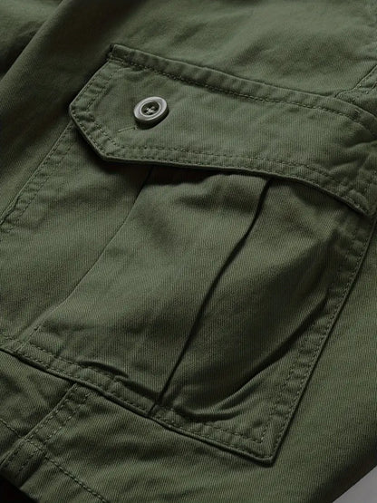 Mauro - Pantaloni Scurți Eleganți Cu Buzunare Multipl