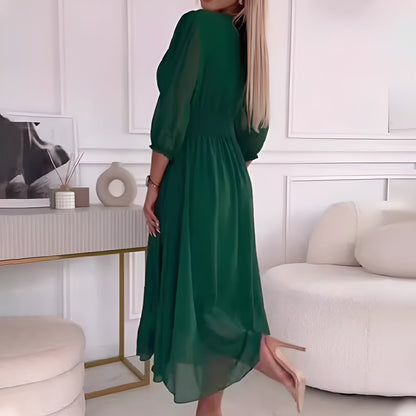 Mathilda™ | Rochie ușoară din chiffon mătăsos