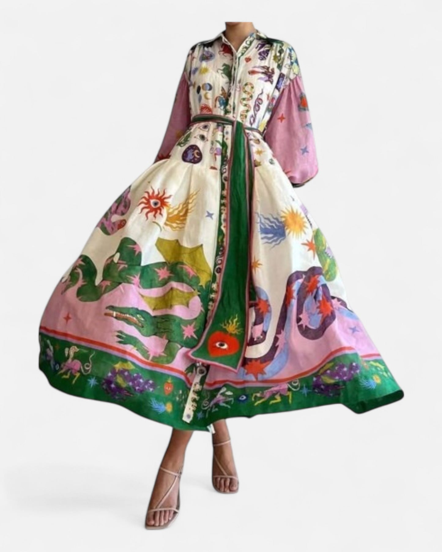 Dorthe™ | Rochie Maxi Italiană Elegantă