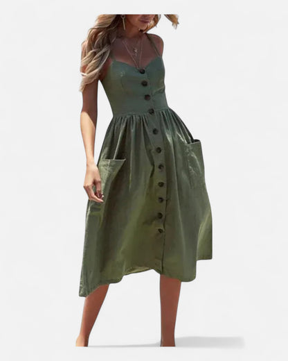 Aurora™ | Rochie Midi cu buzunare